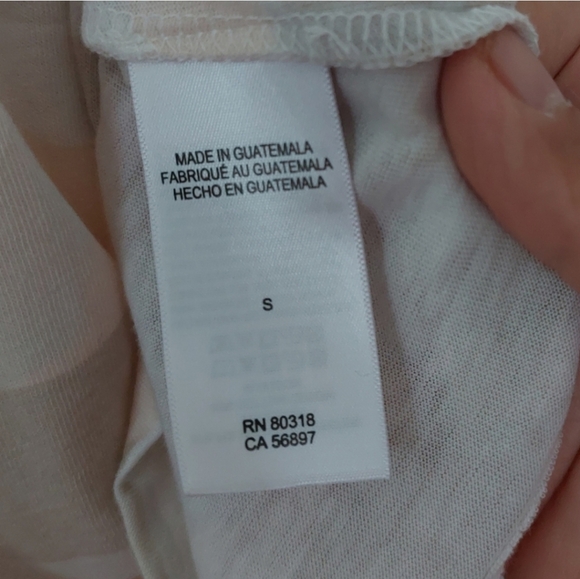 Lucky Brand Pink Camo Lightweight Tee Size S NWT - Picture 4 of 9